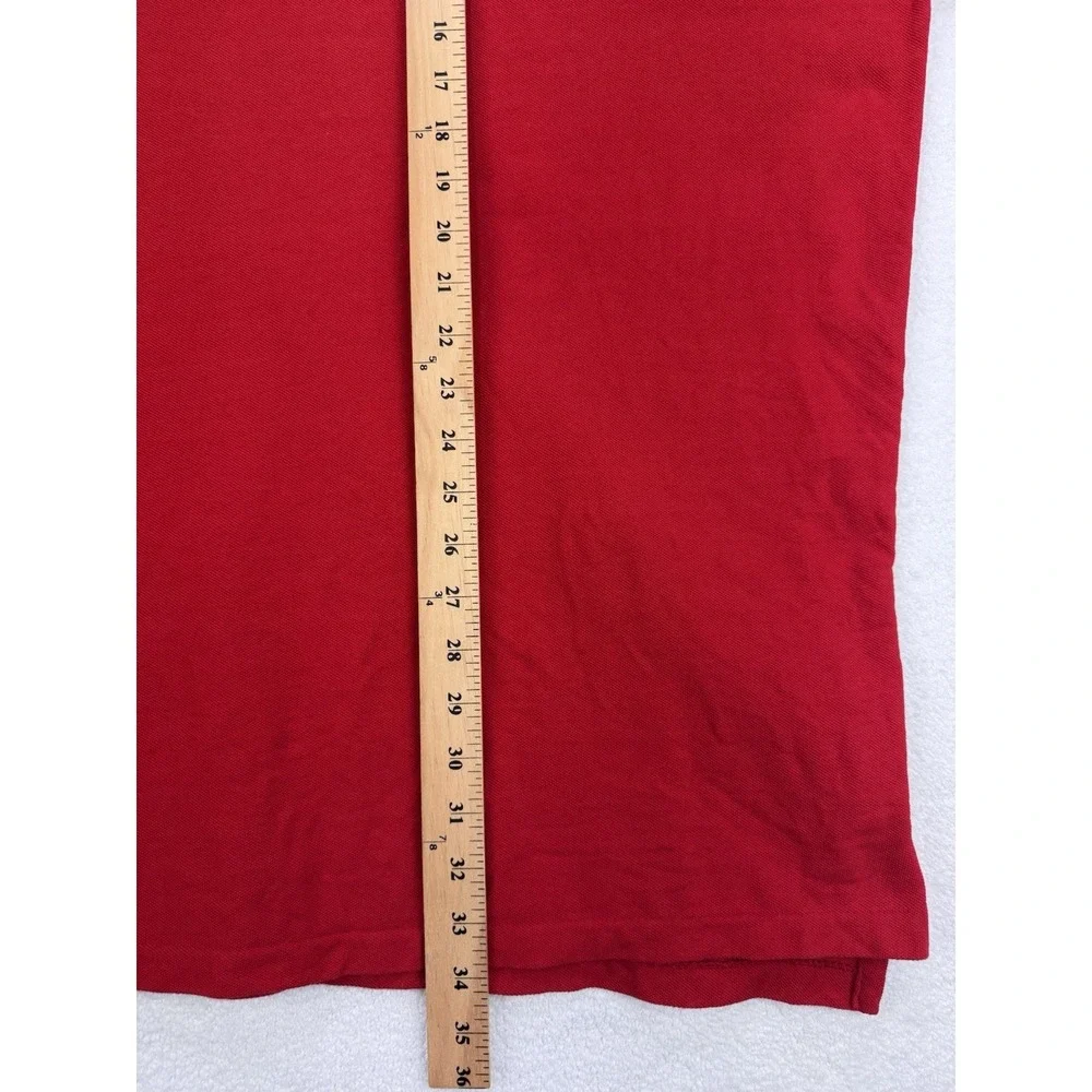 POLO  Ralph Lauren Shirt‎ Men Red 4XB TG Short Sleeve Blue Pony